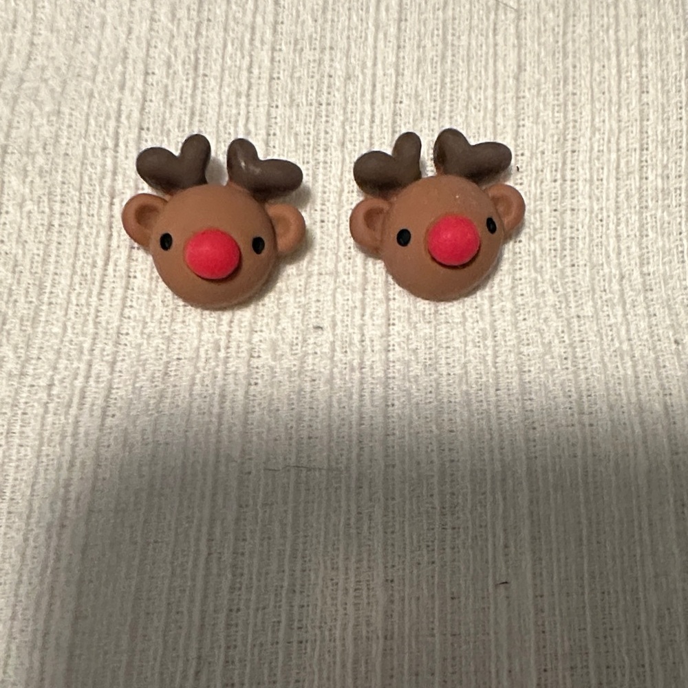 Cute Reindeer Stud Earrings